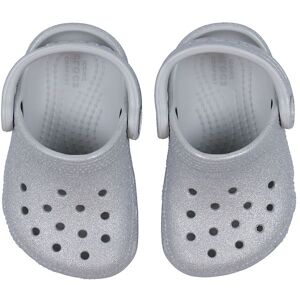 Crocs Sandaler - Classic Glitter Clog T - Silver Glitter - Crocs - 25/26 - Sandal