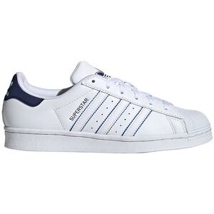 Adidas Originals Sko - Superstar J - Hvid/blå - Adidas Originals - 37 1/3 - Sko