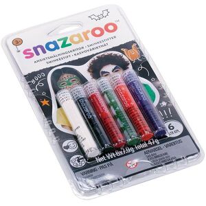 Snazaroo Ansigtsmaling - Stifter - 6 Stk. - Halloween - Snazaroo - Onesize - Maling