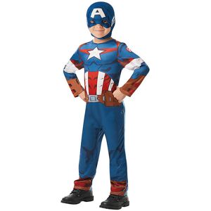 Rubies Udklædning - Marvel Captain America - 3-4 År (98-104) - Rubies Udklædning