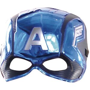 Rubies Udklædning - Marvel Captain America Maske - Rubies - Onesize - Udklædning