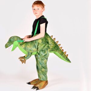 Den Goda Fen Udklædning - Jump In Dinosaur - T-Rex - Den Goda Fen - 3-8 År - Udklædning