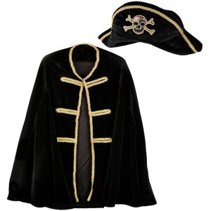 Den Goda Fen Udklædning - Pirat Kappe M. Hat - Den Goda Fen - 3-8 År - Udklædning