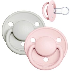 Bibs De Lux Sutter - Onesize - 2-Pak - Rund - Haze/blossom - Bibs - Onesize - Sutter