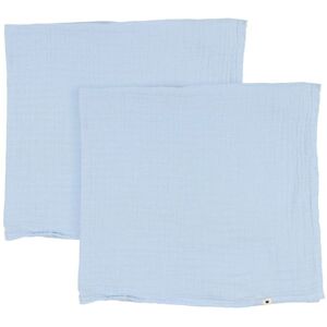 Bibs Stofbleer - 2-Pak - 70x70 Cm - Baby Blue - Bibs - Onesize - Stofble