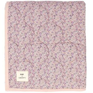 Bibs X Liberty Tæppe - Quilted - 85x110 Cm. - Blomster - Blush - Bibs - Onesize - Tæppe