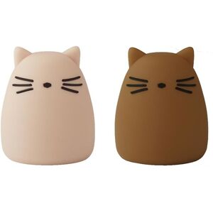 Liewood Natlamper - Silikone - 2-Pak - Callie - Cat Rose/golden  - Liewood - Onesize - Natlampe