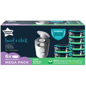 Bleposer - Twist&click; Refill - 6-Pak - Tommee Tippee - Onesize - Blespande- Og Poser