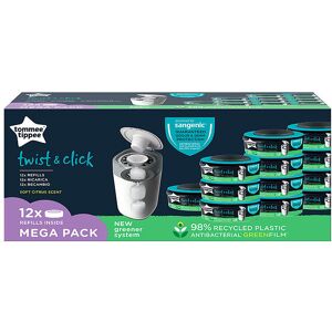 Sangenic Bleposer - Twist&click; Refill - 12-Pak - Tommee Tippee - Onesize - Blespande- Og Poser