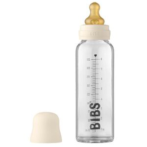 Bibs Sutteflaske - Glas - Slow Flow - 225 Ml - Naturgummi - Ivor - Bibs - Onesize - Sutteflaske