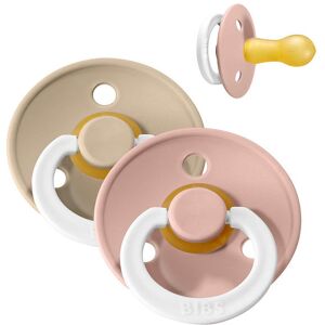 Bibs Colour Natsutter - Str. 2 - 2-Pak - Rund - Blush/vanilla - Bibs - 6-18 Mdr - Sutter