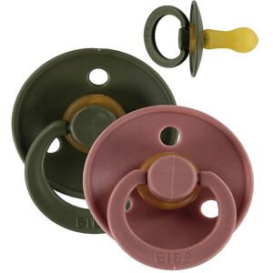 Bibs Colour Sutter - Str. 1 - 2-Pak - Rund - Woodchuck/hunter Gr - 0-6 Mdr - Bibs Sutter