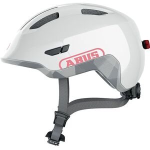 Abus Cykelhjelm - Smiley 3.0 Ace Led - Shiny White - Abus - 45-51 Cm - Cykelhjelm