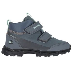 Støvler - Ask Mid F Gtx - Grey/light Green - Viking - 34 - Støvler