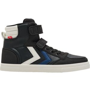 Hummel Støvler - Slimmer Stadil Leather High Jr - Sort/blå - Hummel - 26 - Støvler