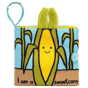 Jellycat Bog - I Am A Sweetcorn - Engelsk - Onesize - Jellycat Stofbog