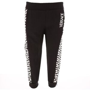 Versace Sweatpants - Sort/hvid - Versace - 4 År (104) - Sweatpants