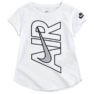 Nike T-Shirt - Hvid M. Logo - Nike - 4 År (104) - T-Shirt