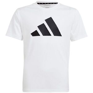 Adidas Performance T-Shirt - U Tr-Es Logo T - Hvid/sort - Adidas Performance - 8 År (128) - T-Shirt