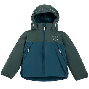 Softshelljakke M. Fleece - Play - Dark Green - 3 År (98) - Viking Softshell