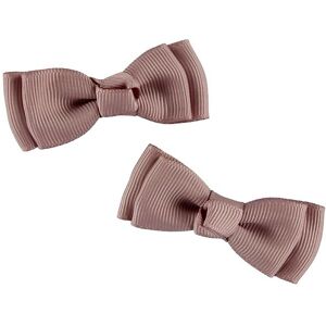 By Stær Hårsløjfe - Double Bow - 2-Pak - 6 Cm - Antik Rosa - By Stær - Onesize - Hårpynt