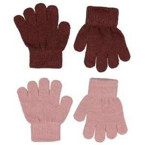 Celavi Handsker - Uld/polyester - 2-Pak - Fudge Glimmer - Celavi - 7-12 År (122-152) - Handsker