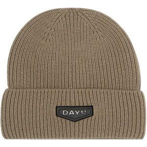 Day Et Hue - Logo Patch - Strik - Uld/akryl - Chocolate Chip - Day Et - Onesize - Hue