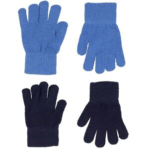 Celavi Handsker - Uld/nylon - 2-Pak - Bright Cobalt/navy - Celavi - 7-12 År (122-152) - Handsker