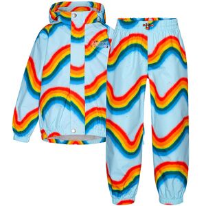 Molo Regntøj - Pe - Whalley - Rainbow Waves - Molo - 5-6 År (110-116) - Regntøj
