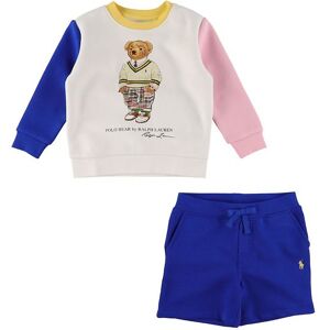 Polo Ralph Lauren Sweatshirt/sweatshorts - Watch Hill - Hvid/blå - Polo Ralph Lauren - 68 - Sweatshirt