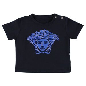 Young Versace T-Shirt - Navy M. Blå Medusa - Versace - 24 Mdr - T-Shirt