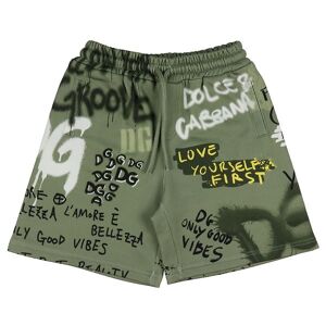 Dolce & Gabbana Shorts - Bermuda - Dark Green Skate - Dolce & Gabbana - 8 År (128) - Shorts