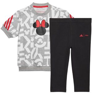 Adidas Performance Sommersæt - Disney Minnie Mouse - Grå/hvid/so - Adidas Performance - 68 - T-Shirt