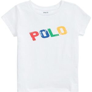 Polo Ralph Lauren T-Shirt - Color Shop - Hvid Print - Polo Ralph Lauren - 4 År (104) - T-Shirt