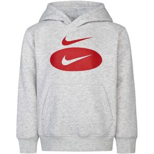 Nike Hættetrøje - Swoosh - Grey Heather - Nike - 5 År (110) - Hættetrøje