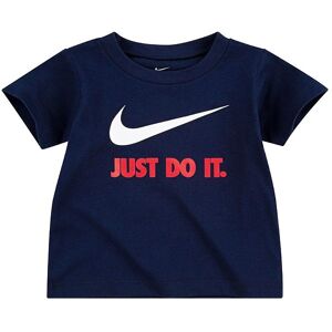 Nike T-Shirt - Swoosh - Obsidian/university Red - Nike - 12 Mdr - T-Shirt
