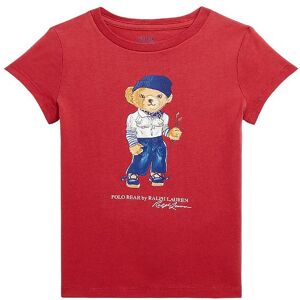 Polo Ralph Lauren T-Shirt - Sbts Ii - Rød M. Print - Polo Ralph Lauren - 2 År (92) - T-Shirt