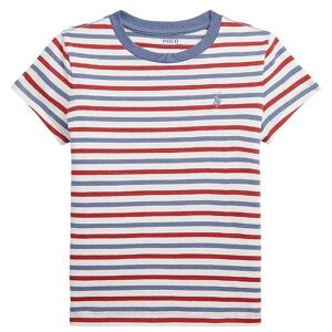 Polo Ralph Lauren T-Shirt - Sbts Ii - Deckwash White/rød/blåstri - Polo Ralph Lauren - 16 År (176) - T-Shirt