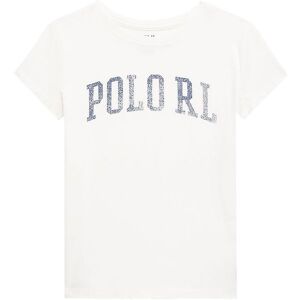 Polo Ralph Lauren T-Shirt - Watch Hill - Hvid M. Navy - Polo Ralph Lauren - 8-10 År (128-140) - T-Shirt