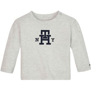 Tommy Hilfiger Bluse - Monogram - New Light Grey Heather - Tommy Hilfiger - 68 - Bluse