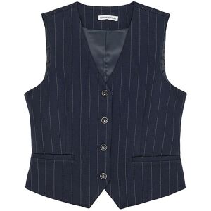 Designers Remix Vest - Zoe - Navy/white Pinstripe - Designers Remix - 12 År (152) - Vest