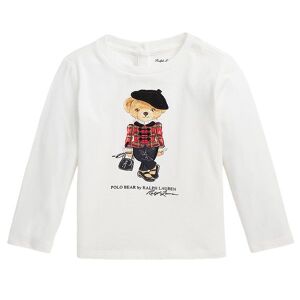 Polo Ralph Lauren Bluse - Holiday - Hvid M. Bamse - Polo Ralph Lauren - 68 - Bluse