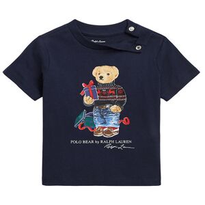 Polo Ralph Lauren T-Shirt - Holiday - Navy M. Bamse - Polo Ralph Lauren - 68 - T-Shirt