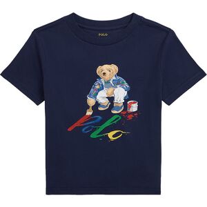 Polo Ralph Lauren T-Shirt - Navy M. Bamse - Polo Ralph Lauren - 2 År (92) - T-Shirt