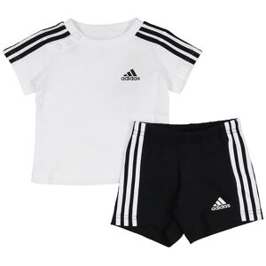 Adidas Performance Sæt - T-Shirt/shorts - Hvid/sort - Adidas Performance - 2 År (92) - Shorts