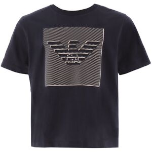 Giorgio Armani Emporio Armani T-Shirt - Navy M. Logo - Emporio Armani - 6 År (116) - T-Shirt