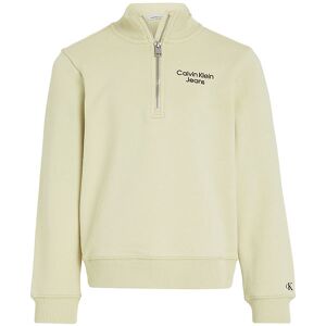 Klein Sweatshirt - Terry Half-Zip - Green Haze - Calvin Klein - 10 År (140) - Sweatshirt