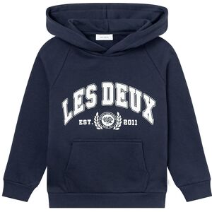 Les Deux Hættetrøje - University - Dark Navy/light Ivory - Les Deux - 134/140 - Hættetrøje