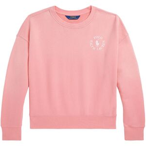 Polo Ralph Lauren Sweatshirt - Ribbon Pink M. Hvid - Polo Ralph Lauren - 8-10 År (128-140) - Sweatshirt