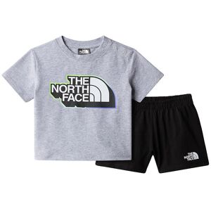 The North Face Shortssæt - T-Shirt/shorts - Light Grey Heather/s - The North Face - 12-18 Mdr - T-Shirt
